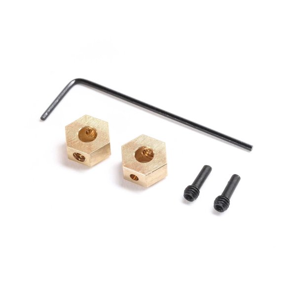 Axial Hex Hub Brass 1.0g 2 SCX24 AX24 AXI302002 Electric Car/Truck Option Parts