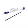 Pentel BK91V R.S.V.P. Stick Ballpoint Pen, 1mm, Trans Barrel, Violet Ink (Pack of 12)
