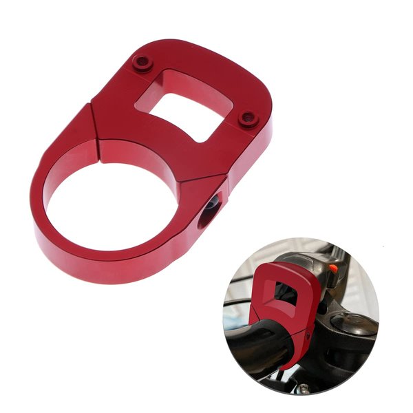 URLWALL Digital Display Relocation Bracket for Sur Ron X Light Bee Segway X260 X160, Aluminum Speedo Relocation Mount Display Repositioning Tool, Sur Ron Segway Electric Dirt Bike Parts (Red)