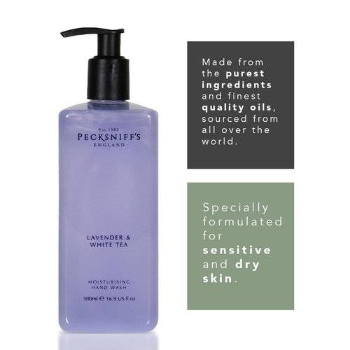 Pecksniffs Classic 500ml Hand Wash Lavender & White Tea