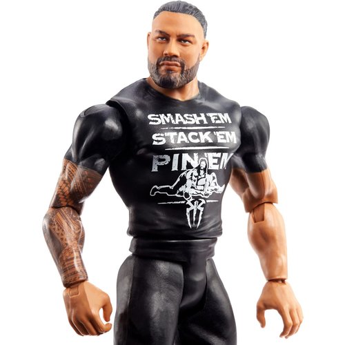WWE Basic Roman Reigns Action Figure, Posable 6-inch Collectible for Ages 6 Years Old & Up​​