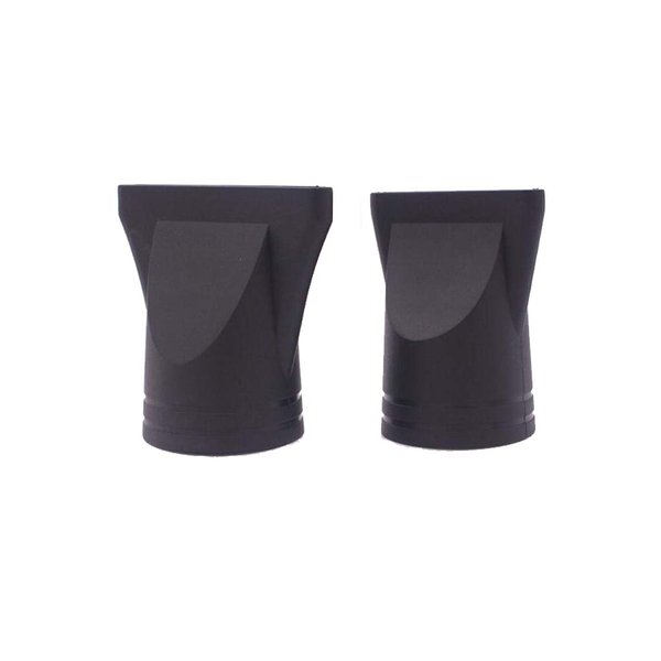 2Pcs(Non-Universal) Professional Plastic Hair Dryer Diffuser Drying Cover Narrow Concentrator Replacement Blow Flat Hairdressing Salon Styling Tool Special for Outer Diameter 4.5cm (Black)