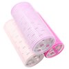 Coufce 4 Pcs Hair Curlers Rollers 2 Inch Self Grip Holding Rollers Aluminium Core Curler Roller Hairdressing Curler for Long Medium Short Thick Fine Hair Volume（Rose Red, Light Pink, Purple, Black）