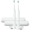 Philips Sonicare Electric Toothbrush with DiamondClean Brush Head 2-Pack Bundle, Rechargeable Electric Tooth Brush with Pressure Sensor, Sonic Electronic Toothbrush, Travel Case, White