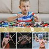 HIGH GODO Demon Slayer Sword Building Set, 40in Hashibira Inosuke Dual-Sword Set with Stand, Cosplay Anime Katana Sword Building Blocks, Collectible Gifts for Kids and Adults 8-12 (838 PCS)