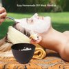 Rowcay 6 Piece Diy Silicone Mask Mixing Bowl, 3.93 Inch, Microwaveable Home Mask Bowl for Facial Masks, Mud Masks and Other Skin Care Products