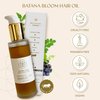 Atomic Aura Batana Bloom Hair Oil with Batana, Rosemary, Jojoba, Argan, Castor, Bhringraj, Organic, SLS-Free, Cruelty-Free, Paraben Free Oil (100 ml/ 3.4 Fl Oz)