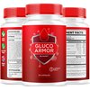 (3 Pack) Gluco Armor Capsules - Official GlucoArmor Pills, Gluco Armor Supplement Advanced Premium Formula for Healthy Circulation, All Natural Support GlucoArmour, 90 Capsules for 3 Months