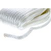 Seachoice Anchor Line Rope, Braided Nylon, White, Spring Hook, 3/16 In. X 100 Ft.