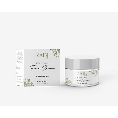 ZAIN1 Anti-aging Moisturizing Face Cream with Donkey Milk and much more natural ingredients.