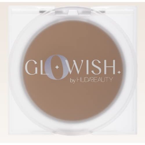 HUDA BEAUTY GloWish Lightweight Blurring Pressed Powder 07 Tan-Light