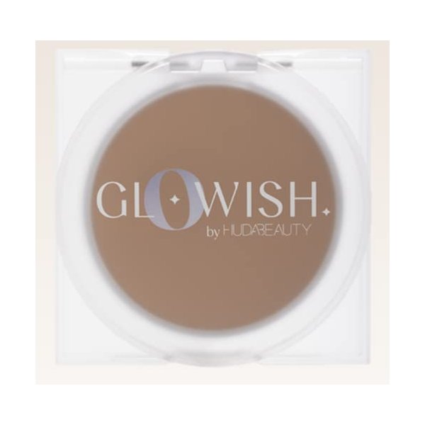 HUDA BEAUTY GloWish Lightweight Blurring Pressed Powder 07 Tan-Light