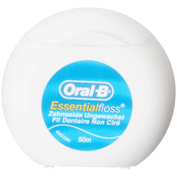 Oral B 005012 Unwaxed Dental Floss, 50 M
