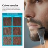 Just For Men Mustache & Beard, Beard Dye for Men with Brush Included for Easy Application, With Biotin Aloe and Coconut Oil for Healthy Facial Hair - Light Red Brown, M-27, Pack of 3