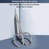 CGBE Cuticle Scissors Extra Fine Curved Blade, Super Slim Manicure Scissors for Cuticles Professional Small Scissors with Precise Pointed Tip Grooming Blades, Eyebrow, Eyelash, and Dry Skin