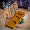 Curawood Tarot Card Holder Stand - Display Your Daily Draw - Tarot Card Stand for Display - Witchy Gifts, Witchcraft Supplies - Tarot Gifts for Women - Tarot Card Display - Wiccan Supplies and Tools