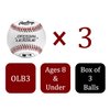 Rawlings | Official League Recreational Use Practice Baseballs | OLB3 | Youth/8U | 3 Count