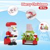 8 in 1 Christmas Building Blocks Set for Kids , 683PCS Building Blocks Set with Santa Claus Snowmen Trees and Trains, Christmas Birthday Party Goodie Bags Stuffers, Xmas Present for Boys Girls Ages 6+