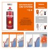 Vulcanus Butane Gas Cartridge Fuel Canister [Explosion-Proof, UL Listed] Used for Camping Stoves & Burners (4-Pack)