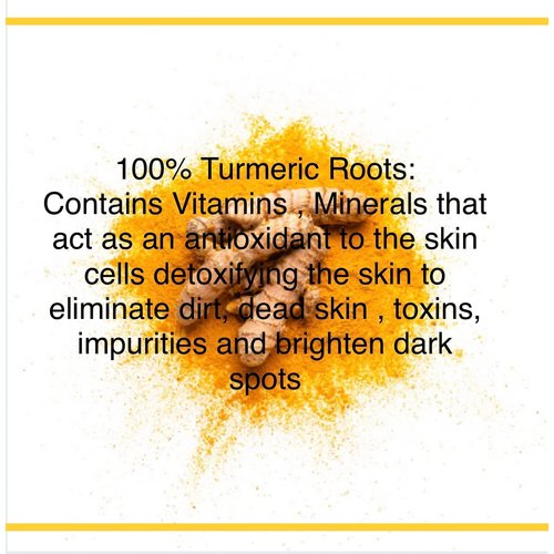 Amelia 3 Huts Turmeric Degreasing Scrub, Moisturizing, Exfoliating Body, Face, Hands,Feet Scrub, Nourishes Skin, Deep Cleansing Brightens the Skin from Dark Spots,Blemish Treatment.