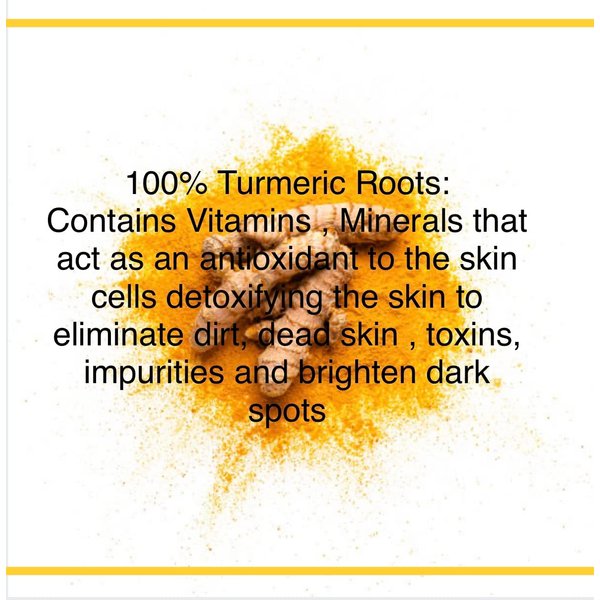 Amelia 3 Huts Turmeric Degreasing Scrub, Moisturizing, Exfoliating Body, Face, Hands,Feet Scrub, Nourishes Skin, Deep Cleansing Brightens the Skin from Dark Spots,Blemish Treatment.