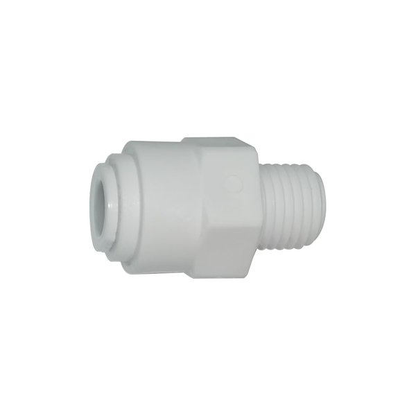 MALIDA 10pcs Straight 5/16" OD Tube x 1/4" Male Thread Adapter Tube Push to Connect Fittings for Reverse Osmosis RO water filter System Faucet Adapter.