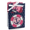 Big Dot of Happiness Ahoy - Nautical Girl Baby Shower or Birthday Party Favor Boxes Set 12