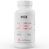 N1CE Nutrition L-Glutathione 765mg with Vitamin C 500mg - Setria® Glutathione - Reduced Form Blend & Transport C-Plus® - Vitamin C - 60 Capsules
