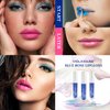 VIOLA HOUSE color changing lip gloss, blue in pink PH lipstick, tinted, waterproof, long lasting gloss rose lip gloss. 5ml/0.17fl oz (peach blossom)
