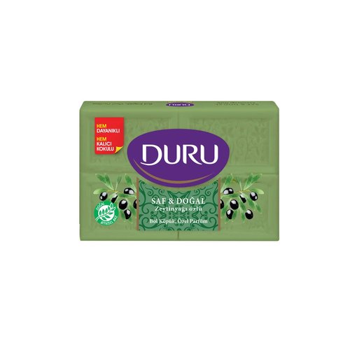 Evyap Duru Olive Oil 4 x 150 g Bars Pure & Natural Olive Oil Turkish Soap