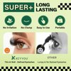 Lash Bond and Seal 10ML Bond and Seal Lash Glue KEYYOU Lash Cluster Glue Mascara for Long Lasting Waterproof Lash Extension Glue Black-5ml+5ml