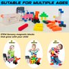 Dhanshiri 72 Pcs Magnetic Blocks - Magnetic Building Blocks Toys for STEM Education, Sensory Magnet Toys for 3+, Montessori Toys, Magnetic Cubes, Preschool Sensory Compatible with Mine Magnet World