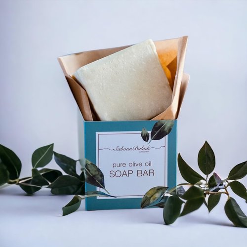 Iskandar Saboun Baladi Pure Olive Oil Soap Bar 1pk (250g)
