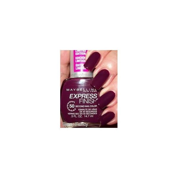Maybelline Express Finish Nail Polish Berry Fancy