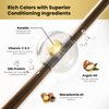MOEHAIR Hair Coloring Kit | 6NN Permanent Hair Color (Dark Blonde Intense), 20 Volume Developer 6%, Coloring Brush, Gloves & Mixing Bowl | Keratin Infused | Gray Coverage | Adds Shines & Softness