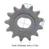 Alomejor Motor Sprocket 25H 13T Metal Electric Scooter Motor Engine Sprocket Chain Wheel for MY1020 Motor