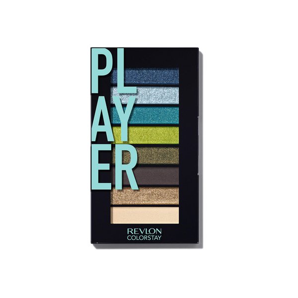 Revlon Eyeshadow Palette, ColorStay Looks Book Eye Makeup, Highly Pigmented in Blendable Matte & Metallic Finishes, 910 Player, 0.21 Oz
