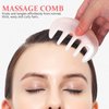 Beaupretty Guasha Scalp Comb Hair Comb Hair massager comb Scalp Massage Comb Massager for Scalp Care (Light color)