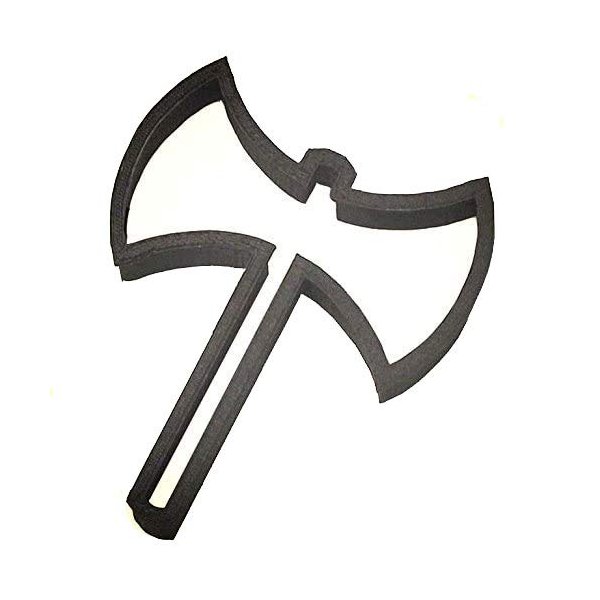 Battle Axe Cookie Cutter 4 Inch - Hand Made in the USA