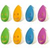 AUEAR, 8 Pack Smile Face Toothbrush Head Cover Cap with Suction Cup Cute Portable Toothbrush Protective Covers Case for Home Travel Outdoor Camping 4 Colors