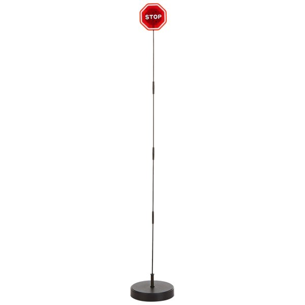 PARKEZ Flashing LED Light Parking Stop Sign For Garage