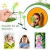 30 Pcs Bean Sprout Hair Clips Mixed Style Plant Hairpins Flower Plant Hair Clip Little Grass Barrette Butterfly Headwear Hair Accessories for Women Girl School Home Party Christmas (Plant Style)