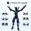 Nemoro Assembed 3D Printed 5.54'' Stcik 13 Action Figure, Multi-Jointed Tian13, Articulated T13 Desktop Decoration,12 in 1 d13 Accessories Best Birthday Festival Gift