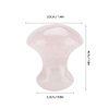 Rose Quartz Crystal Mushroom Face Massage Stone Sha Facial Tool Scraping Massage Tool for Women Home Spa