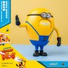Minions Despicable Me 4 Toys, 4.7 Inch Mega Dave Action Figures,6 Changeable Facial Expressions with Hidden Pocket Minion Model Kits, Gifts for Kids Ages 8 Years & Older