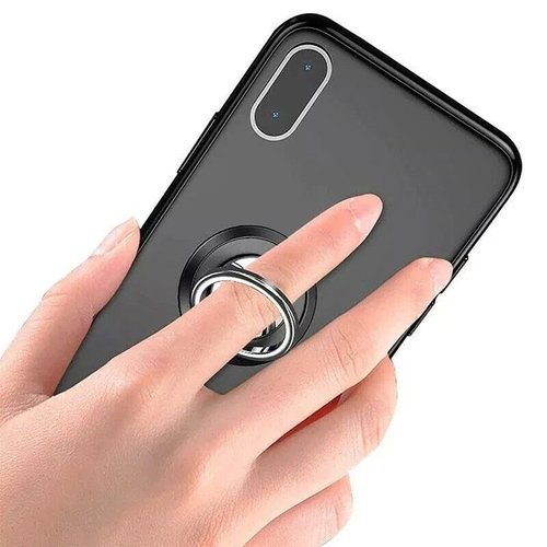 Magnetic Ring Holder Finger Stand Compatible with HMD Fusion/Boost Mobile Summit 5G (2024)/Cricket Icon 6, Grip Kickstand Swivel Zinc Alloy