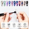 SUPWEE Cat Eye Magnet for Nails 9PCS Magnet Nail Tool for Cat Eye Gel Nail Polish Multi-Function Double-Head Mangtic Stick for 9D Strip Galaxy Cat Eye Nail Art Design DIY Home Manicure