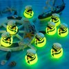Simgoing 48 Pcs Christmas Cruise Duck Gift Bulk Glow in The Dark Rubber Ducks with Sunglasses Tiny Sailing Ducks Squeaky Nautical Ship Toy for Birthday Party Favors Classroom Carnival