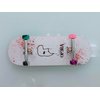Leefai Pro Fingerboard Wheels - Pro Finger Skateboard Wheel Handmade - 7.5mmx4.5mm –New Street Shape Design - Swirl Colorway (Green)