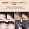 Sevich Hairline Powder，Instantly Conceals Hair Loss, Root Touch up Powder, Hair Shadow Toppers for Women & Men, Touch Up for Thinning Gray Hair, Windproof & Sweatproof, Dark Brown